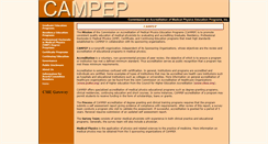 Desktop Screenshot of campep.org